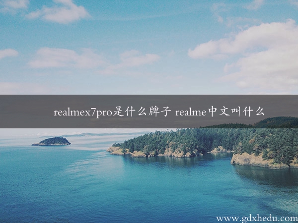 realmex7pro是什么牌子 realme中文叫什么