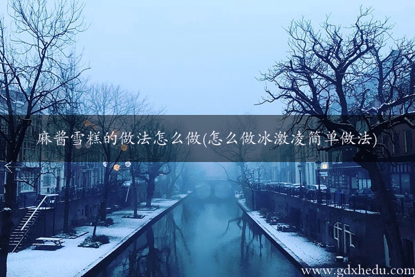 麻酱雪糕的做法怎么做(怎么做冰激凌简单做法)