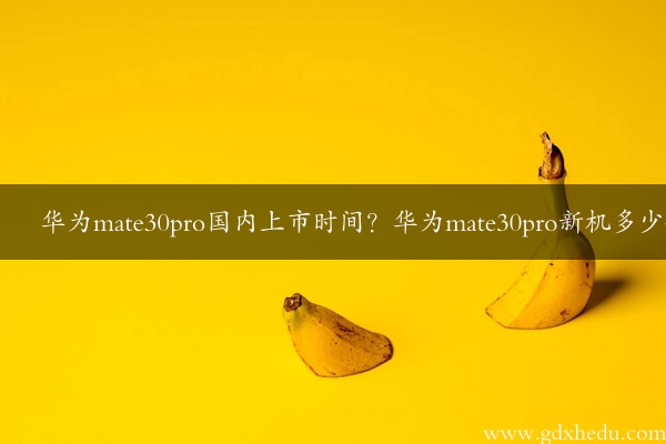 华为mate30pro国内上市时间？华为mate30pro新机多少钱