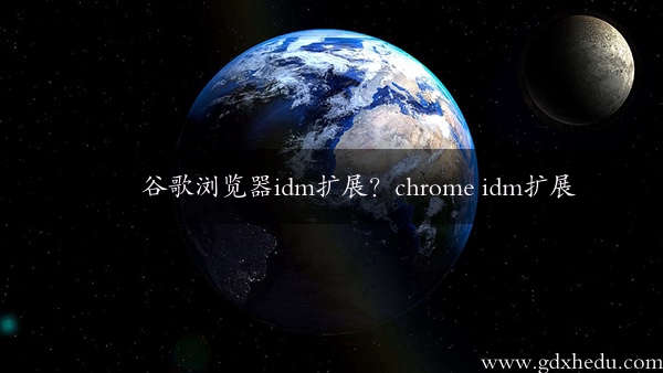 谷歌浏览器idm扩展？chrome idm扩展