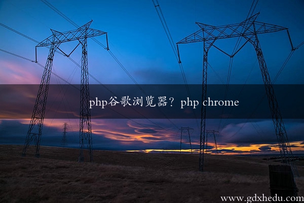 php谷歌浏览器？php chrome