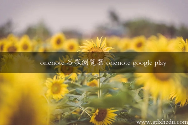 onenote 谷歌浏览器 onenote google play