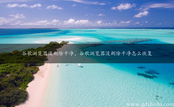 谷歌浏览器没删除干净，谷歌浏览器没删除干净怎么恢复