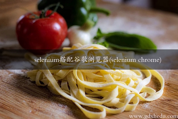 selenium搭配谷歌浏览器(selenium chrome)