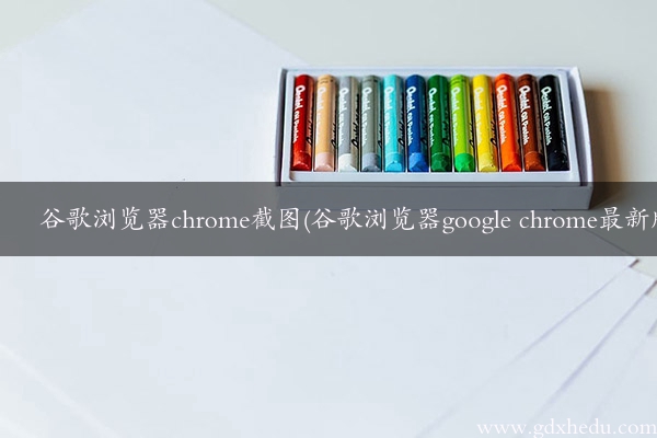 谷歌浏览器chrome截图(谷歌浏览器google chrome最新版)
