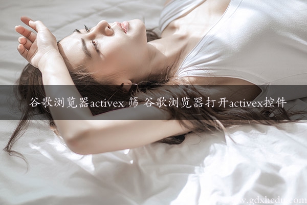 谷歌浏览器activex 筛 谷歌浏览器打开activex控件