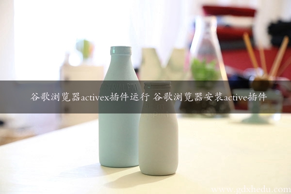 谷歌浏览器activex插件运行 谷歌浏览器安装active插件