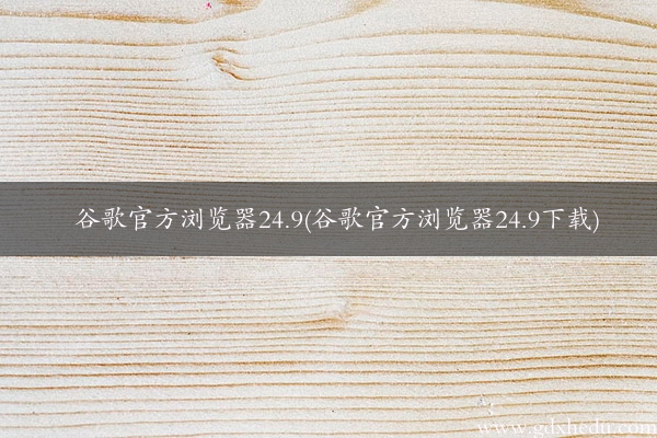 谷歌官方浏览器24.9(谷歌官方浏览器24.9下载)