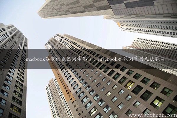 macbook谷歌浏览器同步不了，macbook谷歌浏览器无法联网