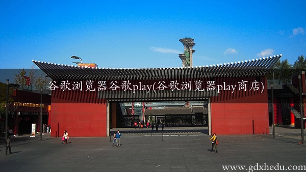 谷歌浏览器谷歌play(谷歌浏览器play商店)