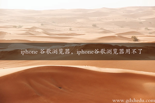 iphone 谷歌浏览器，iphone谷歌浏览器用不了