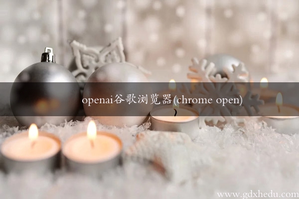 openai谷歌浏览器(chrome open)