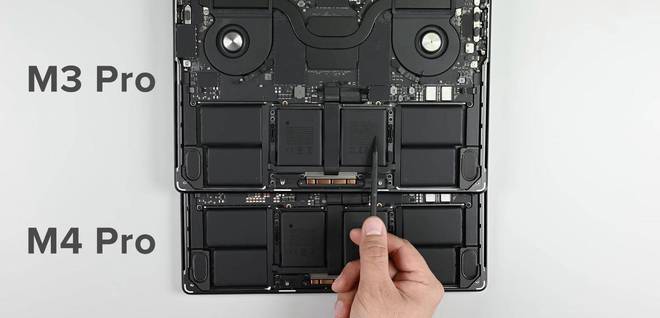 新一代 MacBook Pro M4 与上一代 M3 外观无差别，内部升级揭秘  第7张