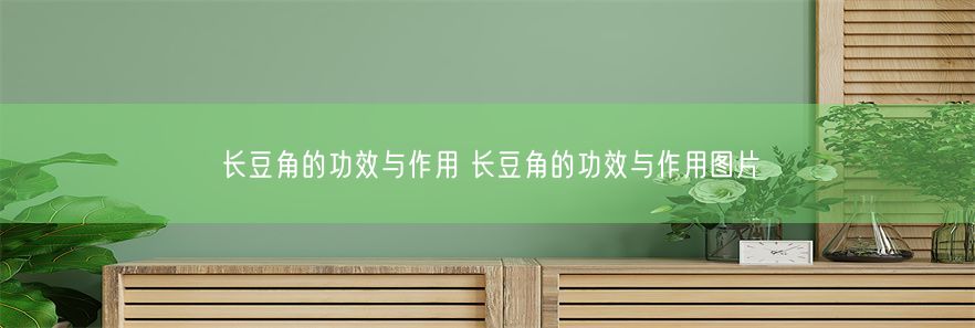 长豆角的营养价值与健康功效：增强免疫力、降低血压、健脾开胃  第1张