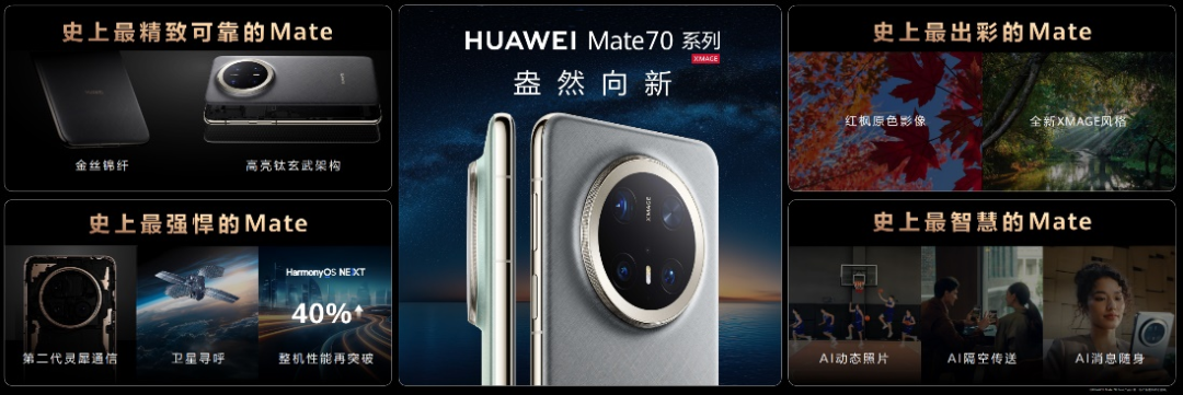 华为Mate品牌盛典：史上最强Mate70系列及多款新品震撼发布  第4张