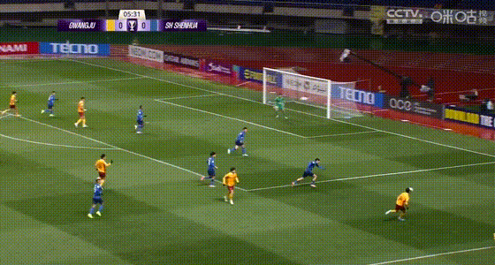 亚冠申花0-1韩国劲旅光州FC：阿萨尼替补破门，谢鹏飞错失绝平机会  第4张