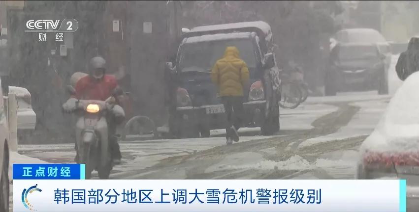 韩国首场大雪刷新117年记录，多地发布警报并引发多起致命事故  第5张