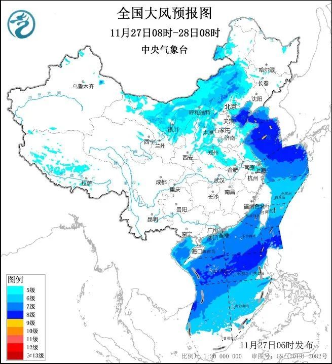 上海受冷空气影响气温骤降，明晨最低温仅2℃，风力增大需注意保暖  第5张