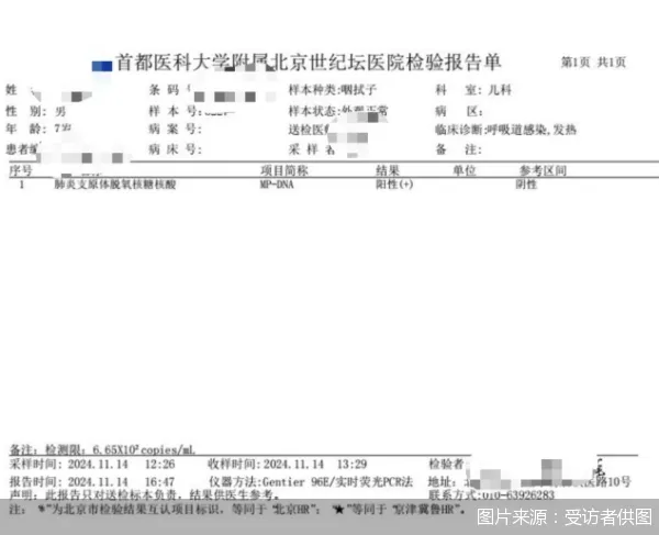 支原体肺炎线上检测漏检问题频发，家长担忧交叉感染风险  第2张