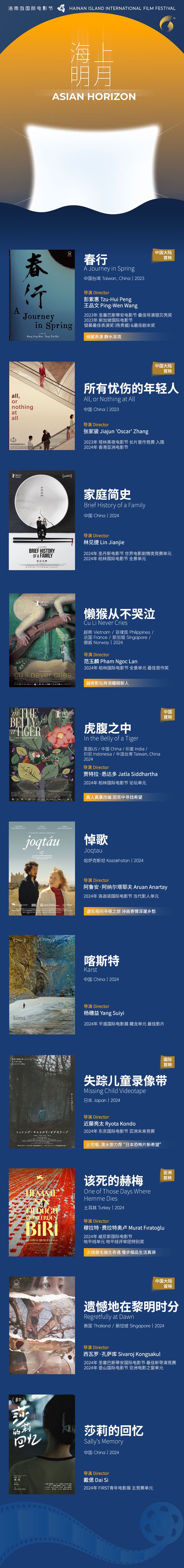 第六届海南岛国际电影节2024年三亚举办，展映影片11月29日开售  第2张