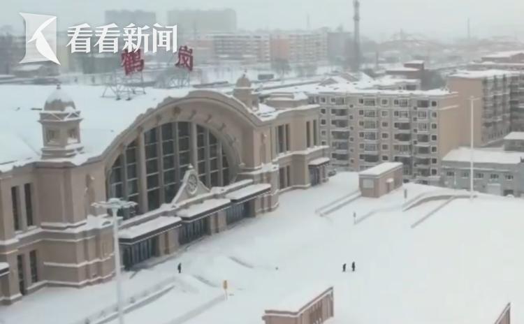 东北地区遭遇下半年最强降雪，多地积雪深度超50厘米，交通受阻  第2张