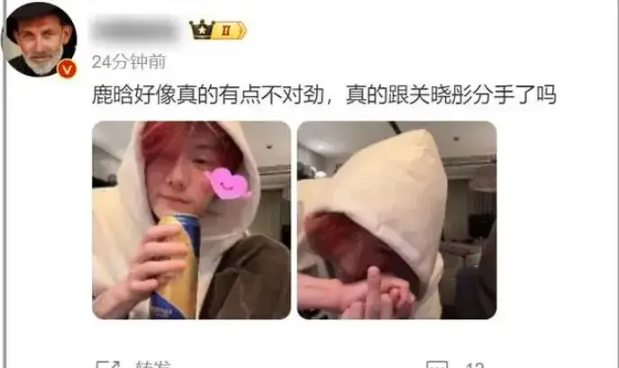 鹿晗直播竖中指大骂脏话引热议，网友质疑精神状态与关晓彤分手传闻  第9张